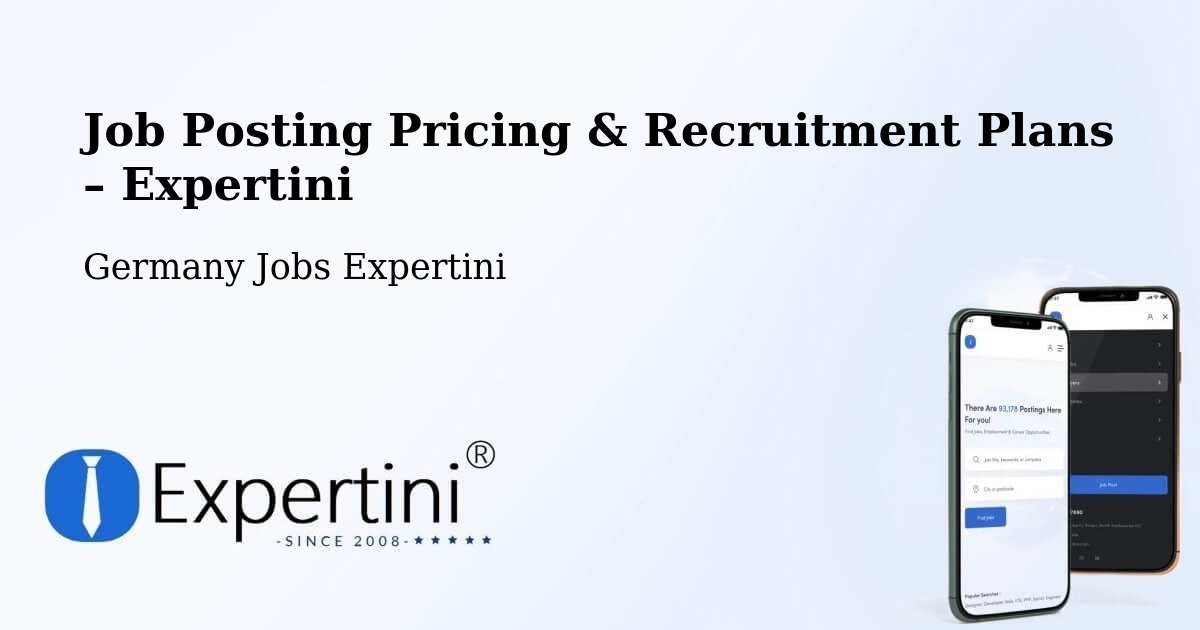 Job Posting Pricing & Recruitment Plans – Behringen - Behringen, Germany Jobs Expertini